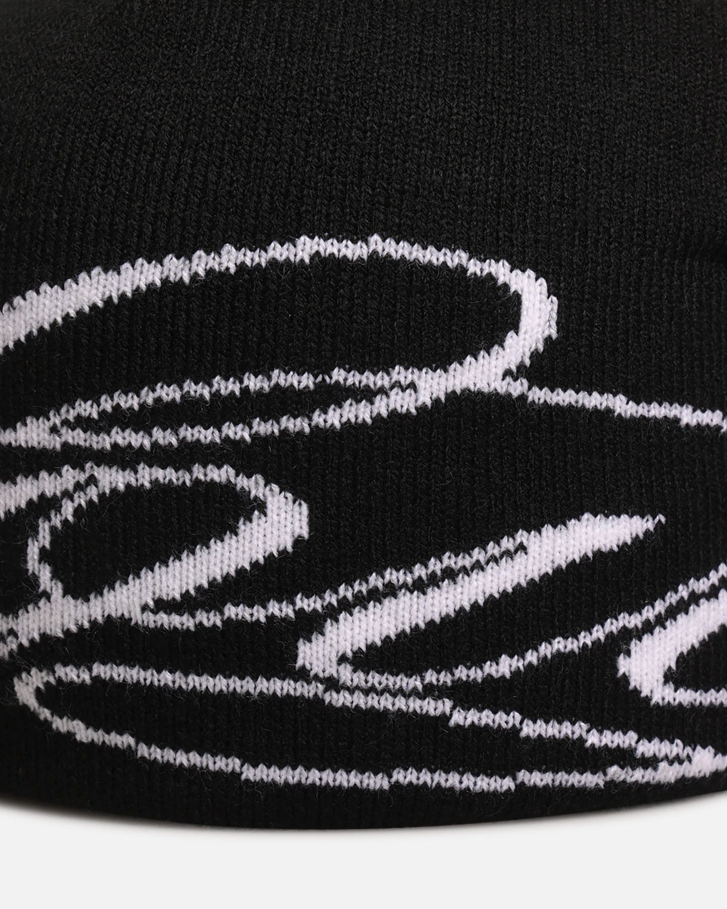 Loiter Skull Knit Beanie Black 8 Loiter Skull Knit Beanie Black - Image 6