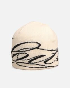 Loiter Skull Knit Beanie Off White -Culture Kings 01037102 YO007 default 0050