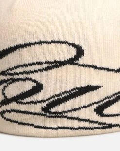 Loiter Skull Knit Beanie Off White -Culture Kings 01037102 YO007 default 0060