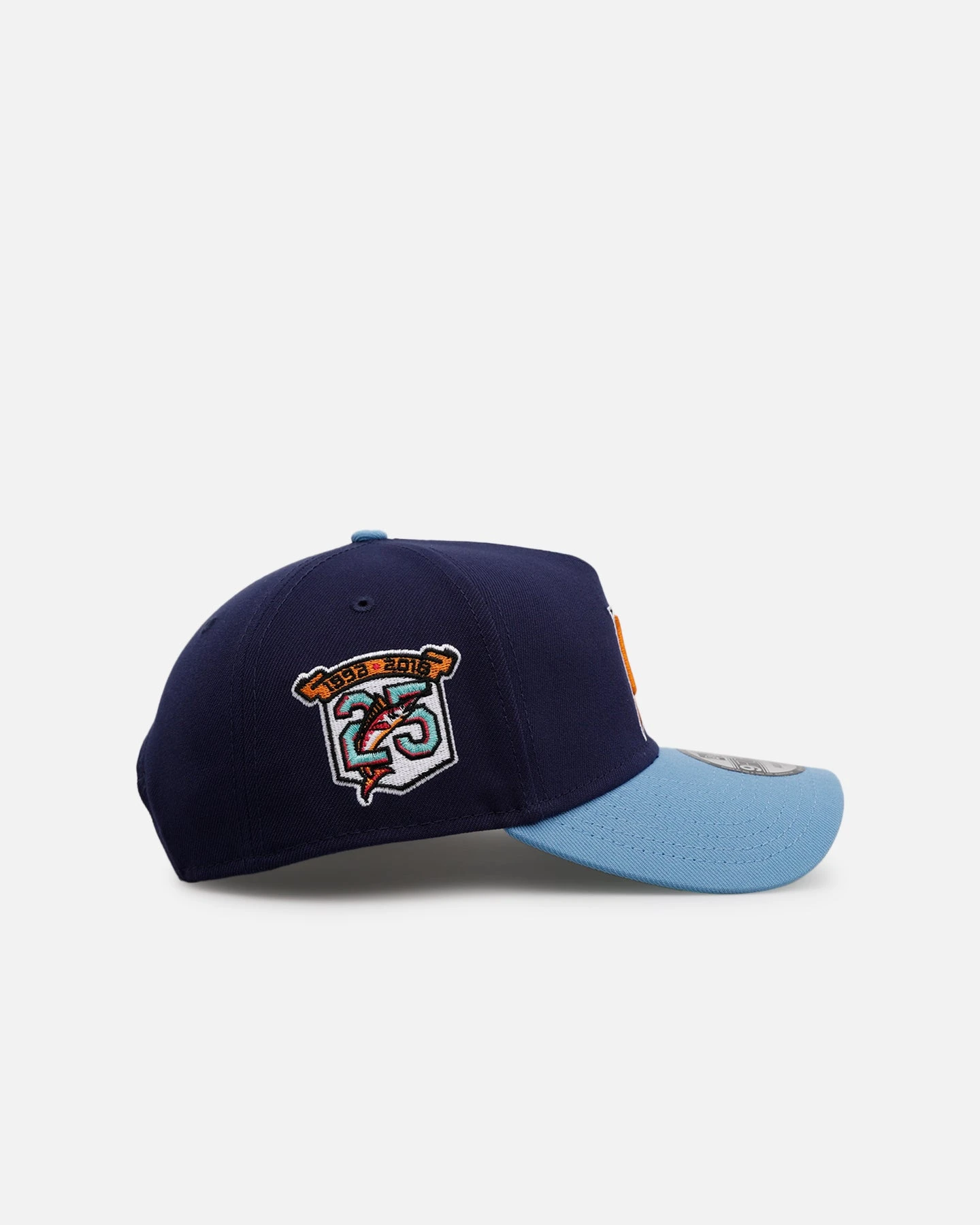 New Era Florida Marlins 'Coral' 9FORTY A-Frame Snapback Navy/Sky 5 New Era Florida Marlins 'Coral' 9FORTY A-Frame Snapback Navy/Sky - Image 3