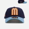 New Era Mexico National Baseball Team 'Coral' 9FORTY A-Frame Snapback Navy/Sky -Culture Kings 01037234 YN077 default 0010
