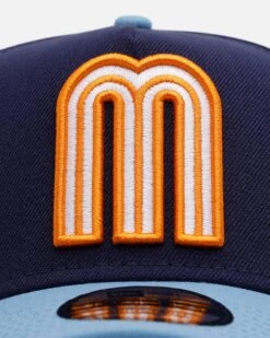 New Era Mexico National Baseball Team 'Coral' 9FORTY A-Frame Snapback Navy/Sky 12 New Era Mexico National Baseball Team 'Coral' 9FORTY A-Frame Snapback Navy/Sky -Culture Kings 01037234 YN077 default 0050