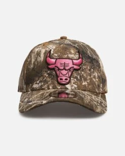 New Era Chicago Bulls 'Realtree Pink' 9FORTY A-Frame Snapback Real Tree/Pink