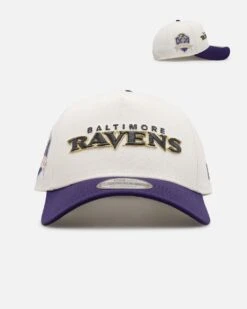 New Era Baltimore Ravens 'Chrome Metallic Wordmark' 9FORTY A-Frame Snapback Chrome