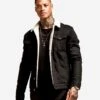 Saint Morta Sherpa Denim Jacket Black 2 Saint Morta Sherpa Denim Jacket Black -Culture Kings 02016552 YB001 mens 00000010