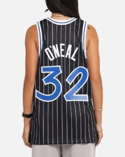 Mitchell & Ness Orlando Magic Shaquille O'Neal '94-'95 #32 Alternate Swingman Jersey Black/White -Culture Kings 02017896 YB012 womens 0020