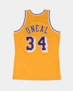Mitchell & Ness Los Angeles Lakers Shaquille O'Neal '96-'97 #34 Swingman Jersey Yellow -Culture Kings 02019494 YY001 default 00130