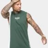 Saint Morta Era Sport Muscle T-Shirt Forest Green/White -Culture Kings 02023977 YF027 mens 0010