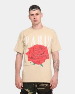 Carré Rose Vintage T-Shirt Stone