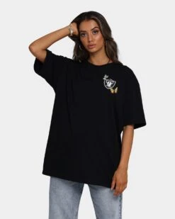 New Era Las Vegas Raiders Butterfly Oversized T-Shirt Black
