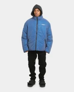 Loiter Reflective Spectrum Puffer Jacket V2 Navy -Culture Kings 02027670 YN200 mens 0090
