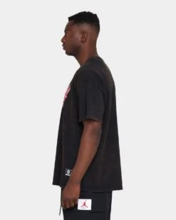 Majestic Athletic Men's Detroit Red Wings Oversize Logo Short Sleeve Vintage T-Shirt Vintage Black -Culture Kings 02028892 YV009 mens 0060