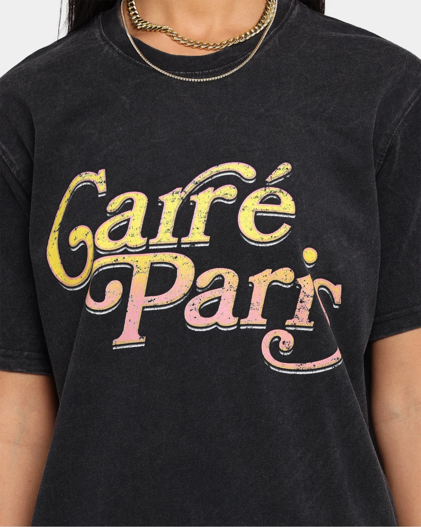 Carré Men's Groove Vintage T-Shirt Black Wash 5 Carré Men's Groove Vintage T-Shirt Black Wash - Image 3