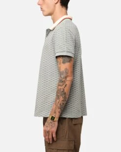 XXIII Printed Polo Shirt Olive -Culture Kings 02031346 YO100 mens 00050