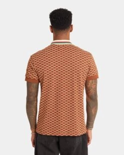 XXIII Printed Polo Brown -Culture Kings 02031346 YX300 mens 5