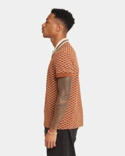 XXIII Printed Polo Brown -Culture Kings 02031346 YX300 mens 7