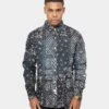 Carre Bandana Ultra Flannel Shirt Black/White -Culture Kings 02032601 YB012 mens 0010
