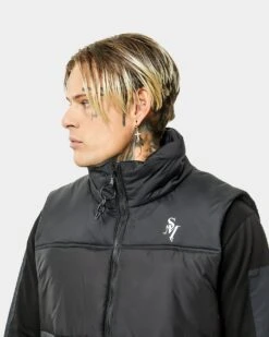 Saint Morta Alpha Homora Puffer Vest Black -Culture Kings 02032911 YB001 mens 0091