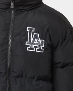 New Era Los Angeles Dodgers Paisley Puffer Jacket Black -Culture Kings 02033505 YB001 mens 030