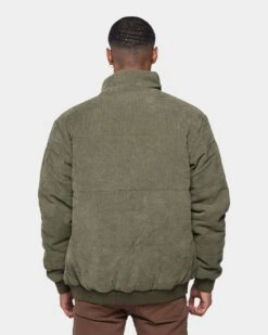 XXIII Oscar Cord Puffer Jacket Khaki -Culture Kings 02033575 YK001 mens 00051