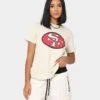 Mitchell & Ness San Francisco 49ers Vintage NFL Big Logo T-Shirt Khaki 1 Mitchell & Ness San Francisco 49ers Vintage NFL Big Logo T-Shirt Khaki -Culture Kings 02033796 YK001 womens 0010