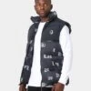 Last Kings Fragment Puffer Vest Black -Culture Kings 02033805 YB001 mens 0010