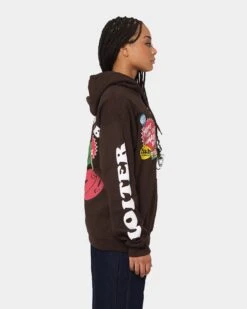 Loiter Cherry Bomb Hoodie Brown -Culture Kings 02034326 YX300 womens 050