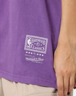 Mitchell & Ness Los Angeles Lakers Vintage Finals T-Shirt Faded Purple -Culture Kings 02034578 YF432 womens 0090