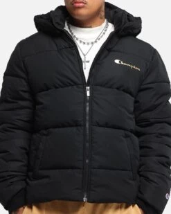 Champion Rochester Puffer Jacket Black/Gold -Culture Kings 02034612 YB003 mens 00070