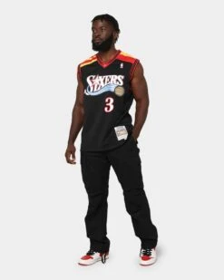 Mitchell & Ness Philadelphia 76ers Allen Iverson #3 '06 Road Swingman Jersey Black 18 Mitchell & Ness Philadelphia 76ers Allen Iverson #3 '06 Road Swingman Jersey Black -Culture Kings 02035433 YB001 mens 0070