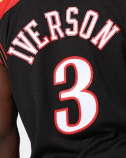 Mitchell & Ness Philadelphia 76ers Allen Iverson #3 '06 Road Swingman Jersey Black 21 Mitchell & Ness Philadelphia 76ers Allen Iverson #3 '06 Road Swingman Jersey Black -Culture Kings 02035433 YB001 mens 0100