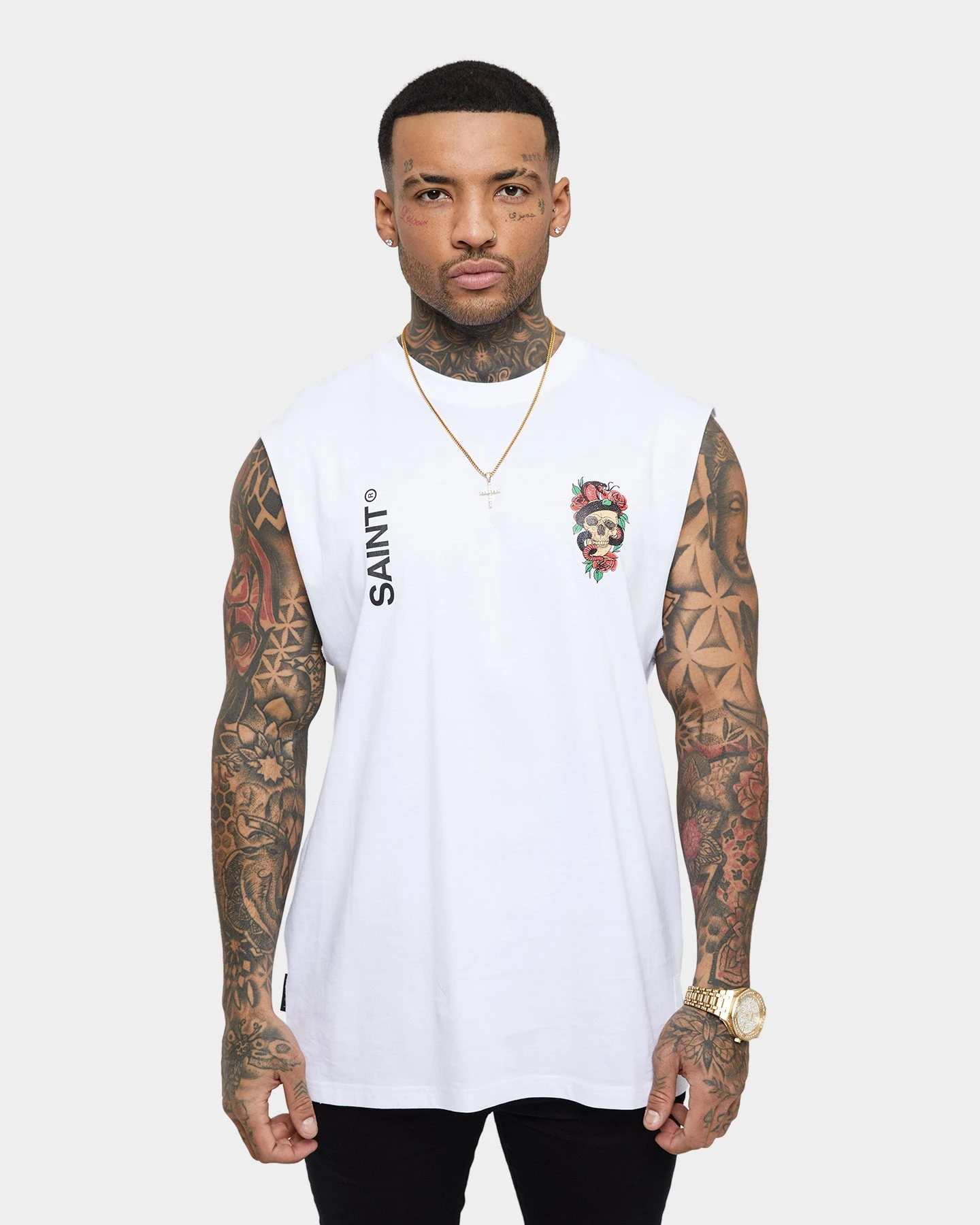 Saint Morta Forbidden Muscle Singlet White 6 Saint Morta Forbidden Muscle Singlet White - Image 4