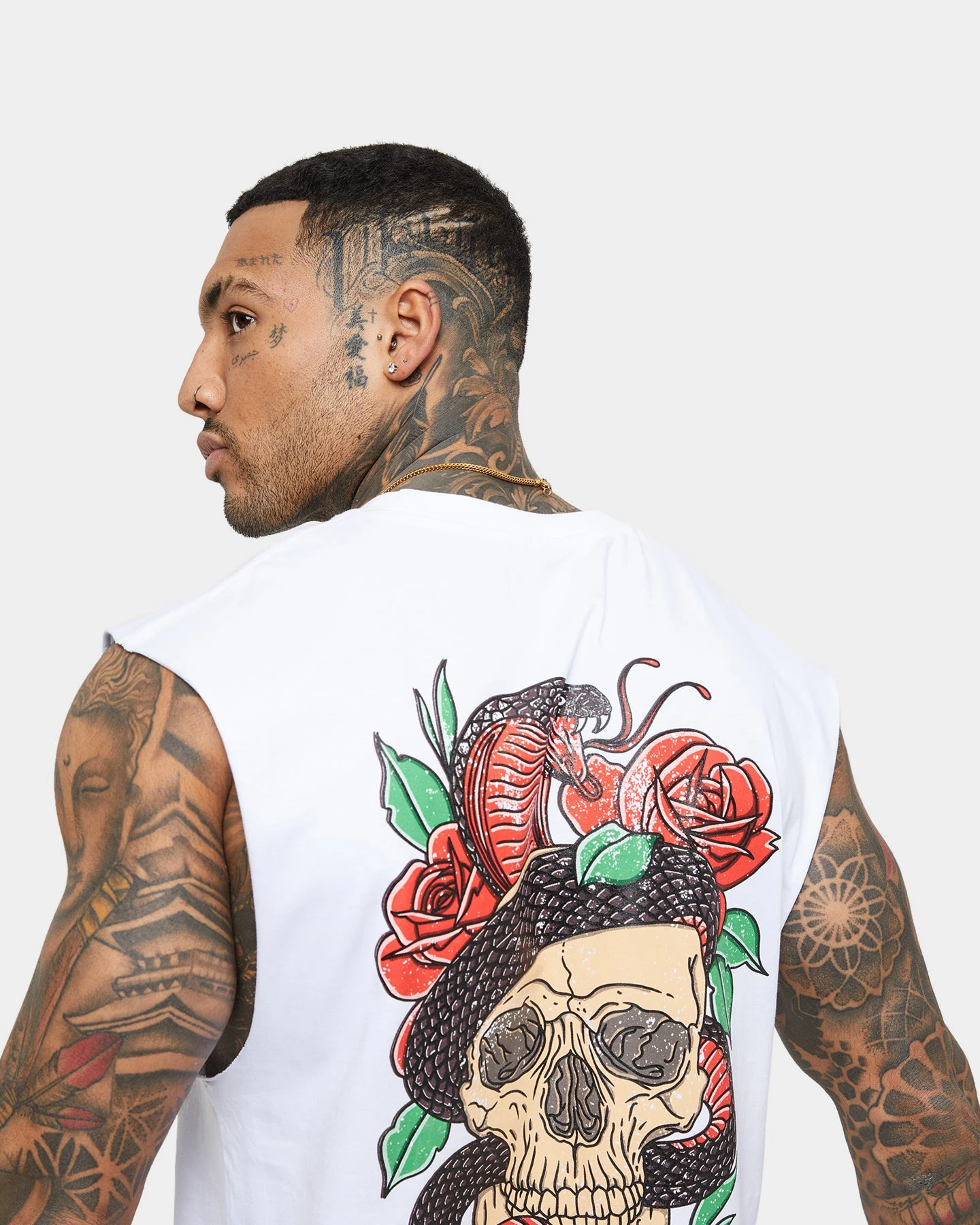 Saint Morta Forbidden Muscle Singlet White 11 Saint Morta Forbidden Muscle Singlet White - Image 9