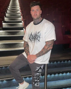 Carre Metalle Oversized T-Shirt Off White/Black