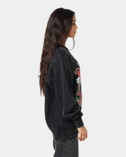 Carre Paris With Love Vintage Crewneck Washed Black -Culture Kings 02036029 YW607 womens 0050