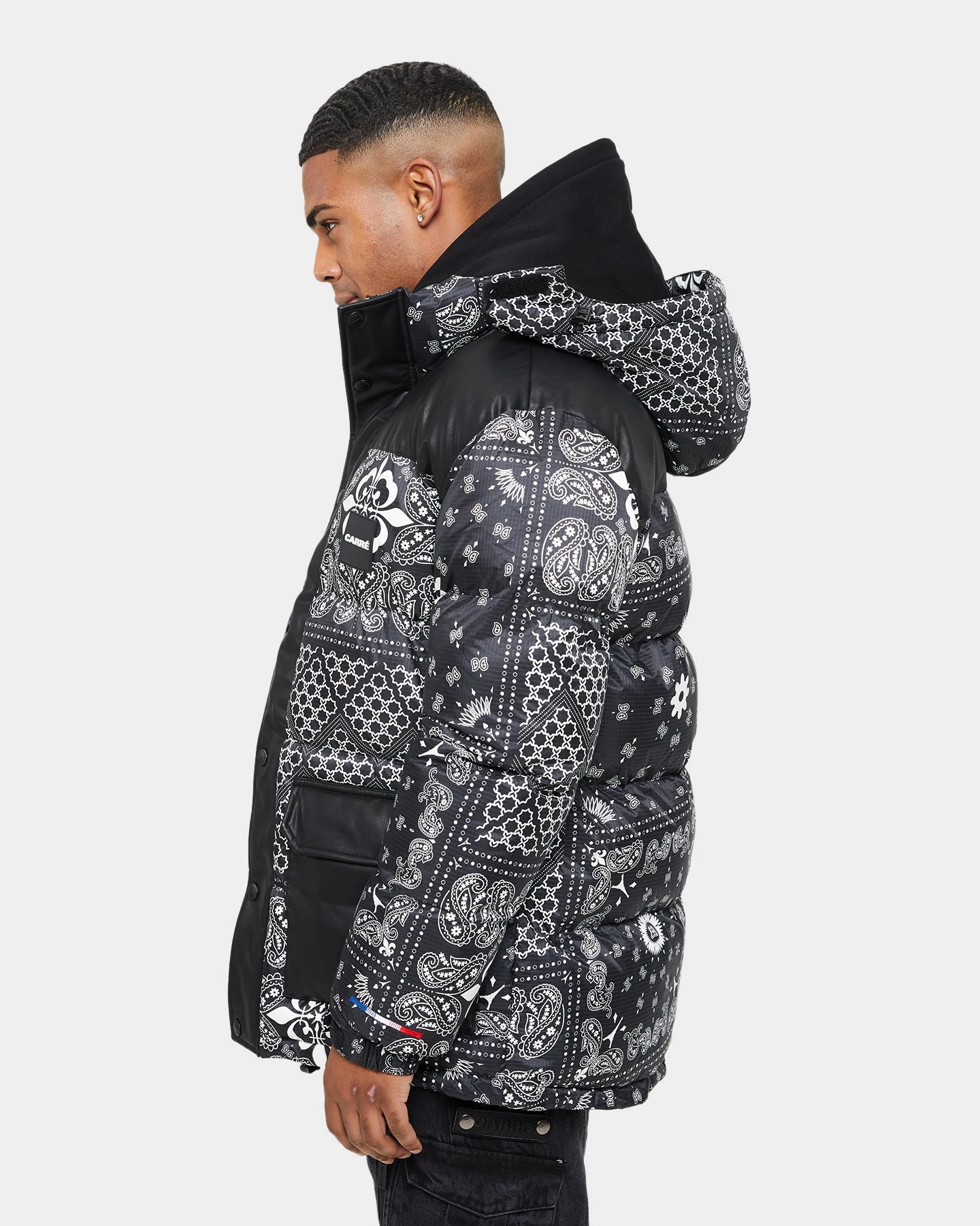 Carre Bandana Ultra Roadman Puffer Jacket Black 8 Carre Bandana Ultra Roadman Puffer Jacket Black - Image 6