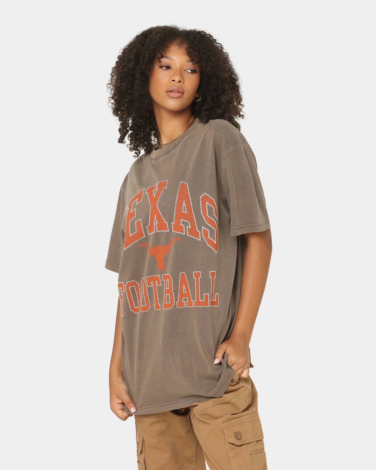 National Collegiate Athletic Association Texas Longhorns Vintage Arch T-Shirt Washed Chocolate 8 National Collegiate Athletic Association Texas Longhorns Vintage Arch T-Shirt Washed Chocolate - Image 6