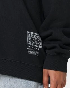 Mitchell & Ness MVP Crewneck Faded Black -Culture Kings 02036544 YB554 womens 0070