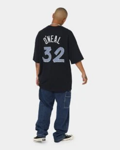 Mitchell & Ness Orlando Magic Shaquille O'Neal #32 N & N Oversized T-Shirt Faded Black -Culture Kings 02036546 YB554 mens 0080