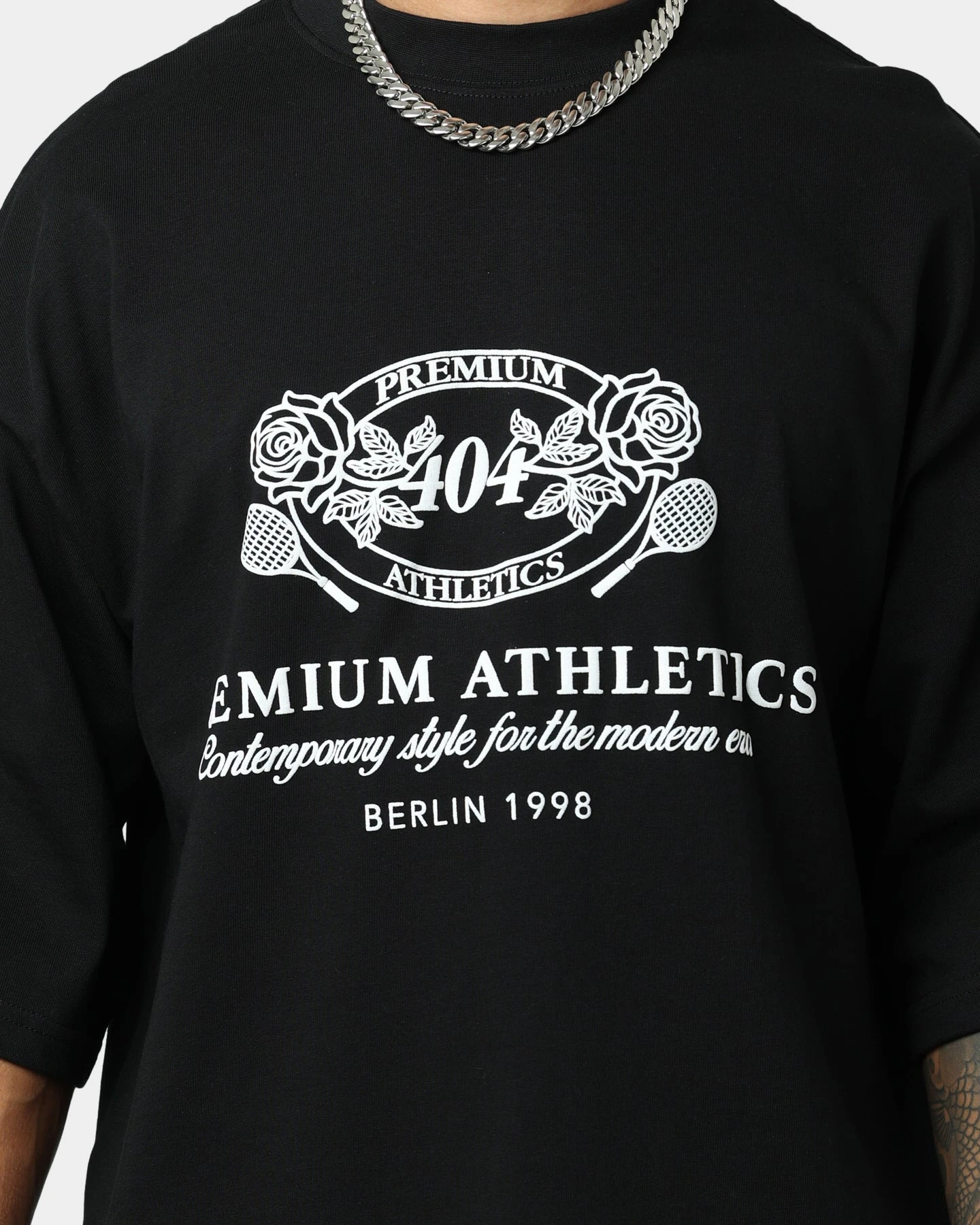 404 Premium Athletics Heritage T-Shirt Black 7 404 Premium Athletics Heritage T-Shirt Black - Image 5