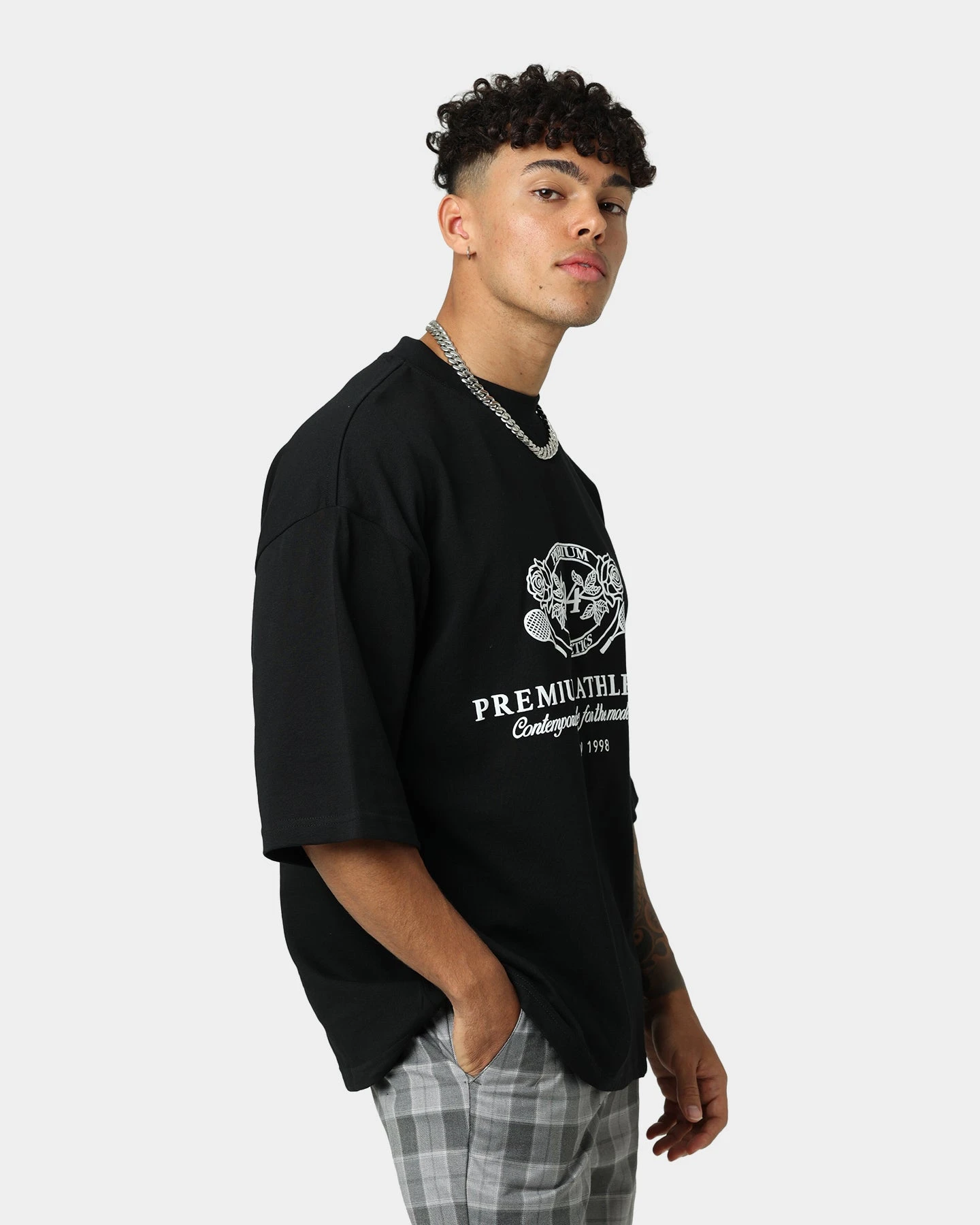 404 Premium Athletics Heritage T-Shirt Black 9 404 Premium Athletics Heritage T-Shirt Black - Image 7