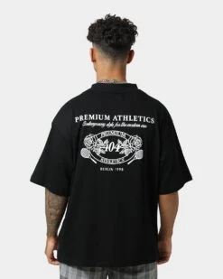 404 Premium Athletics Vintage T-Shirt Black -Culture Kings 02036749 YB001 mens 00060