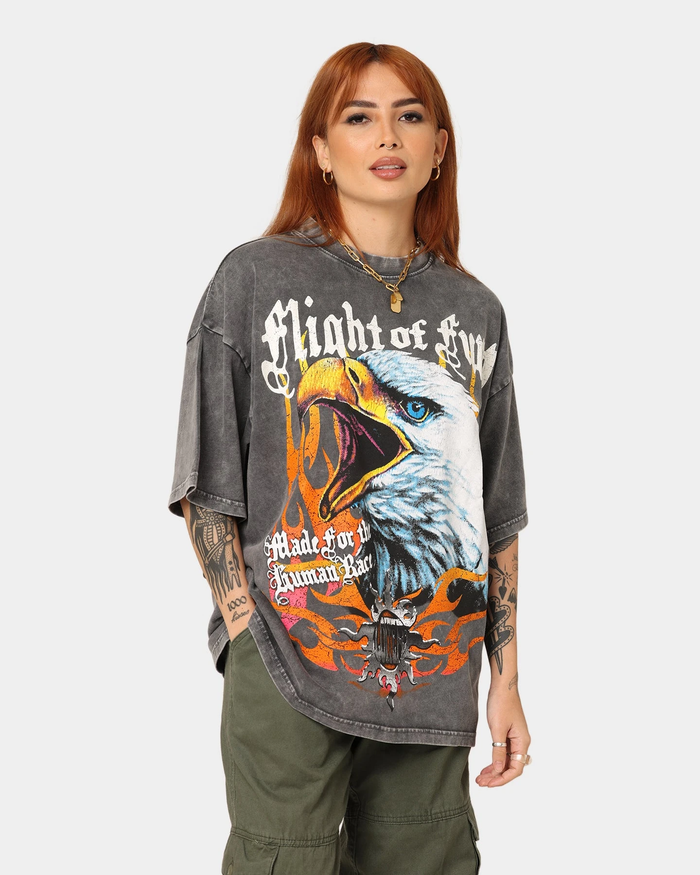 Loiter Fury Vintage T-Shirt Charcoal 3 Loiter Fury Vintage T-Shirt Charcoal