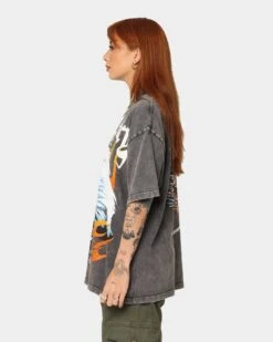 Loiter Fury Vintage T-Shirt Charcoal 16 Loiter Fury Vintage T-Shirt Charcoal -Culture Kings 02037124 YC300 womens 0070