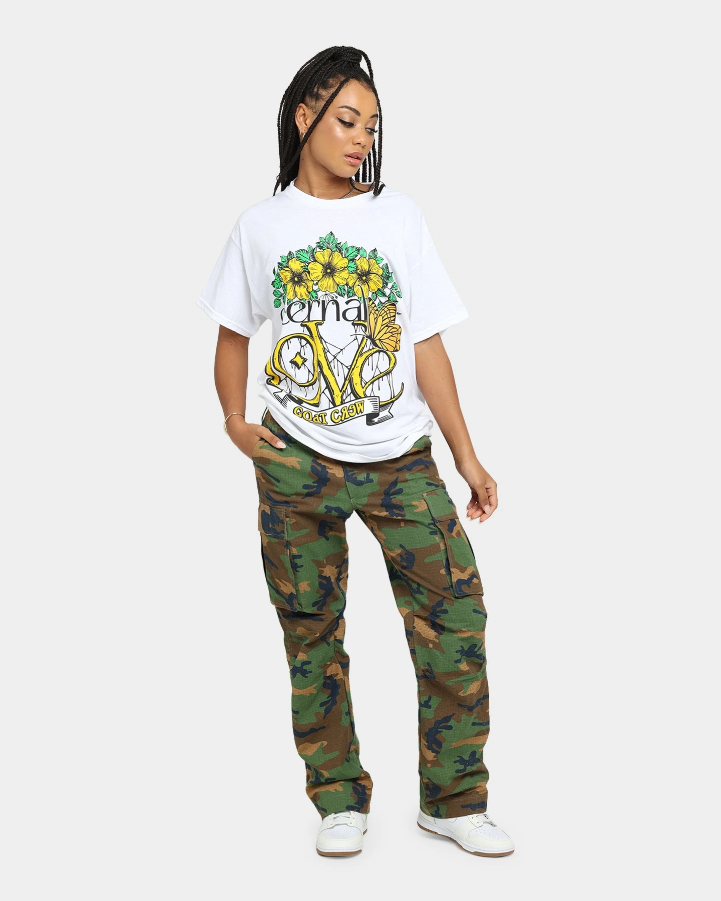 Goat Crew Eternal Love Vintage T-Shirt White 4 Goat Crew Eternal Love Vintage T-Shirt White - Image 2