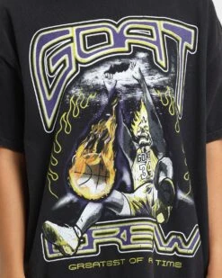 Goat Crew Space Slam T-Shirt Black Wash -Culture Kings 02037613 YB295 womens 0030