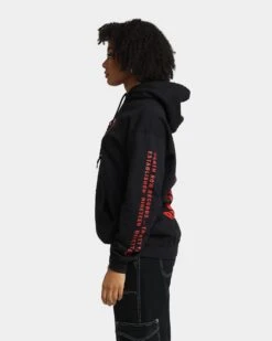 Death Row Records Death Row Logo Hoodie Black/Red -Culture Kings 02037703 YB004 womens 0060