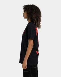Death Row Records Deathrow Logo T-Shirt Black/Red 13 Death Row Records Deathrow Logo T-Shirt Black/Red -Culture Kings 02037704 YB004 womens 0060
