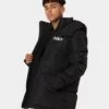 Nena And Pasadena Paramount Long Line Puffer Jacket Jet Black -Culture Kings 02038042 YB339 mens 0010