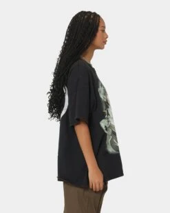 Goat Crew X Avatar: The Last Airbender Air Elements Vintage T-Shirt Black Wash -Culture Kings 02038482 YB295 womens 0050